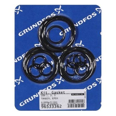 GRUNDFOS Pump Repair Kits- Kit, Tandem gasket EPDM CR/I/N 1s/1/3/5, CR/CRI/CRN Series. 96533362